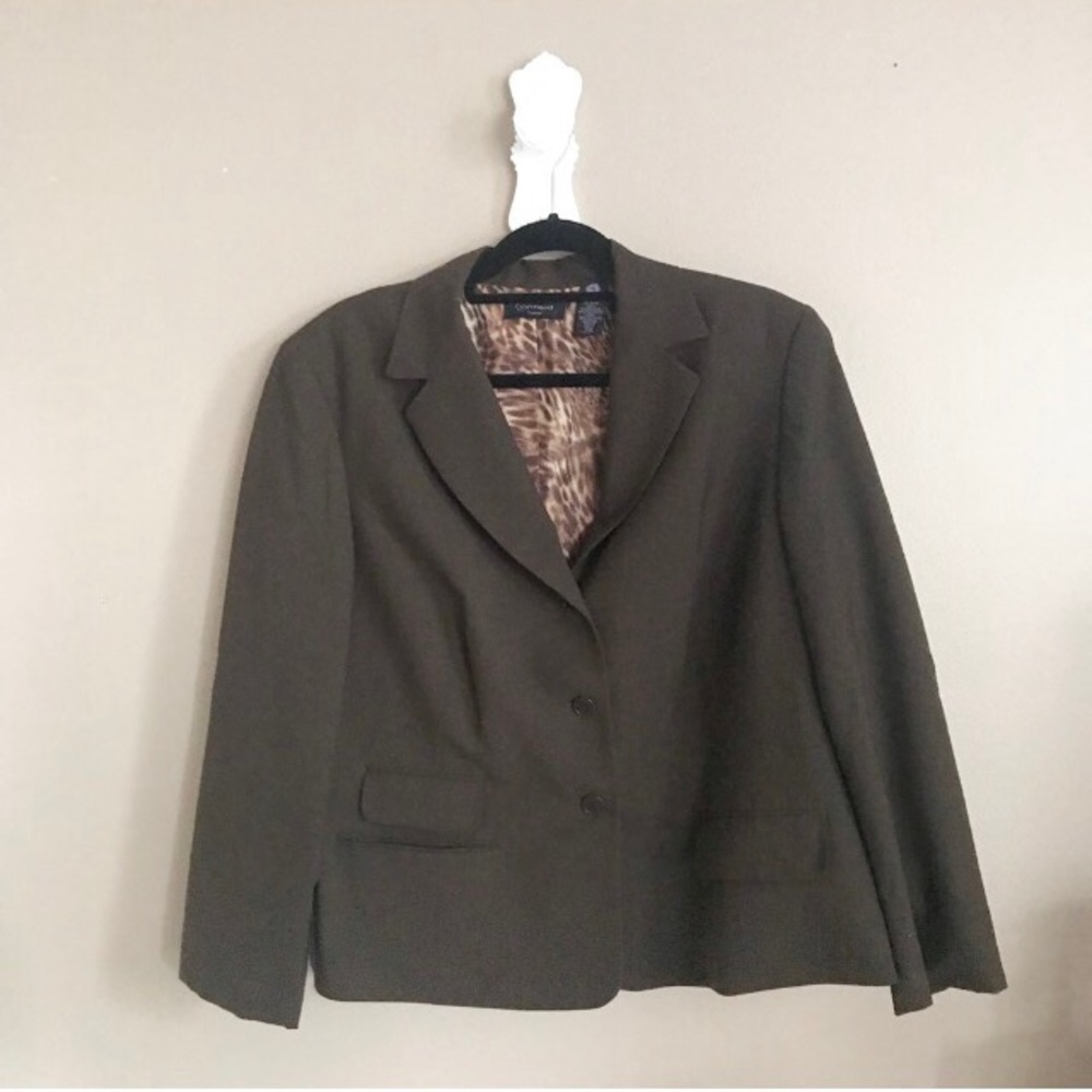 Brown blazer